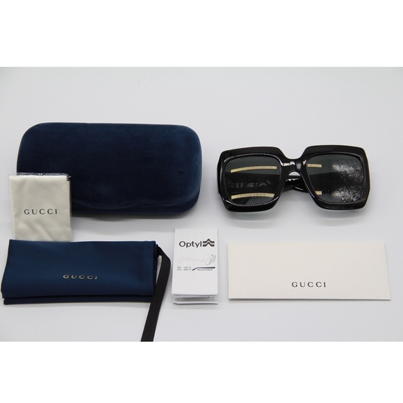NEW GG0053SN 001 GUCCI WOMEN’S SUNGLASSES GG0053S 001 BLACK SUNGLASSES GG0053S main image 8
